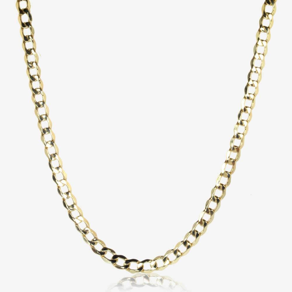 9ct Gold 18 inch Curb Link Chain at Warren James