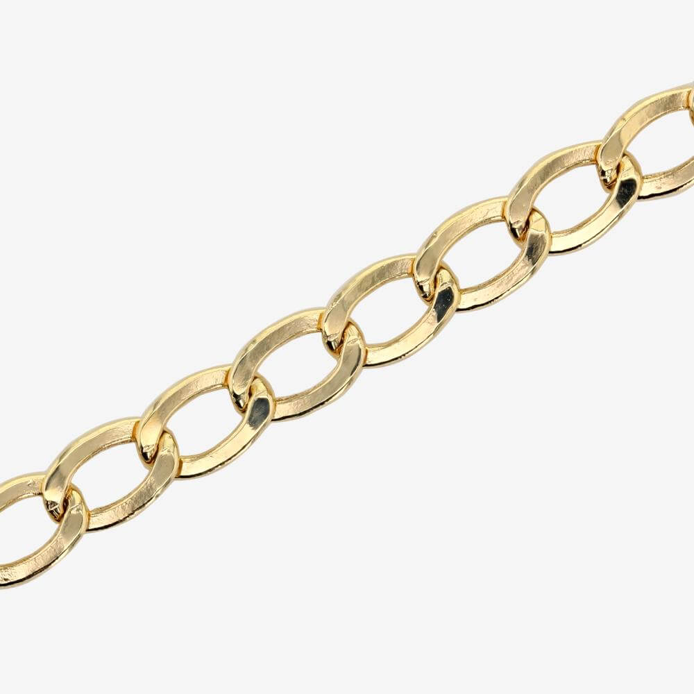 9ct Gold 18 Inch Curb Chain Necklace At Warren James   18CH264 