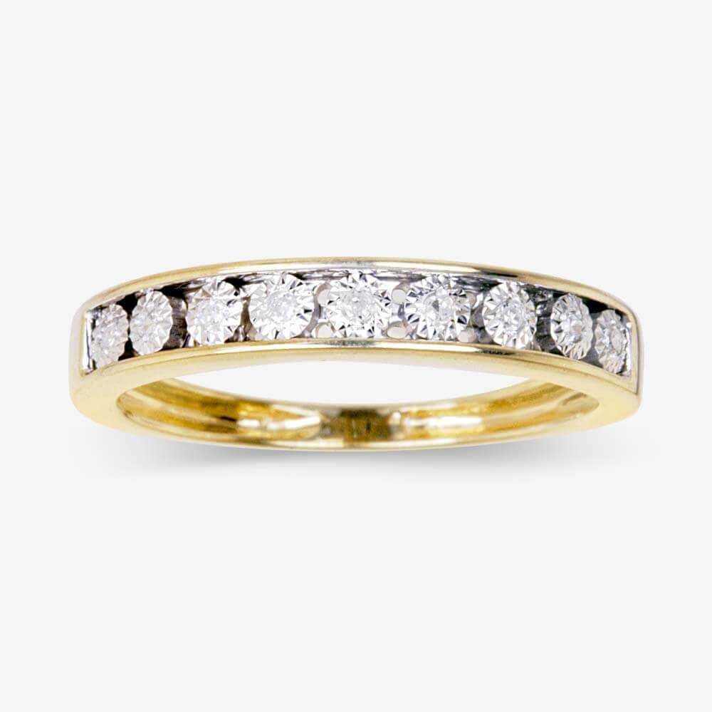 9ct Gold Diamond Eternity Ring | Warren James