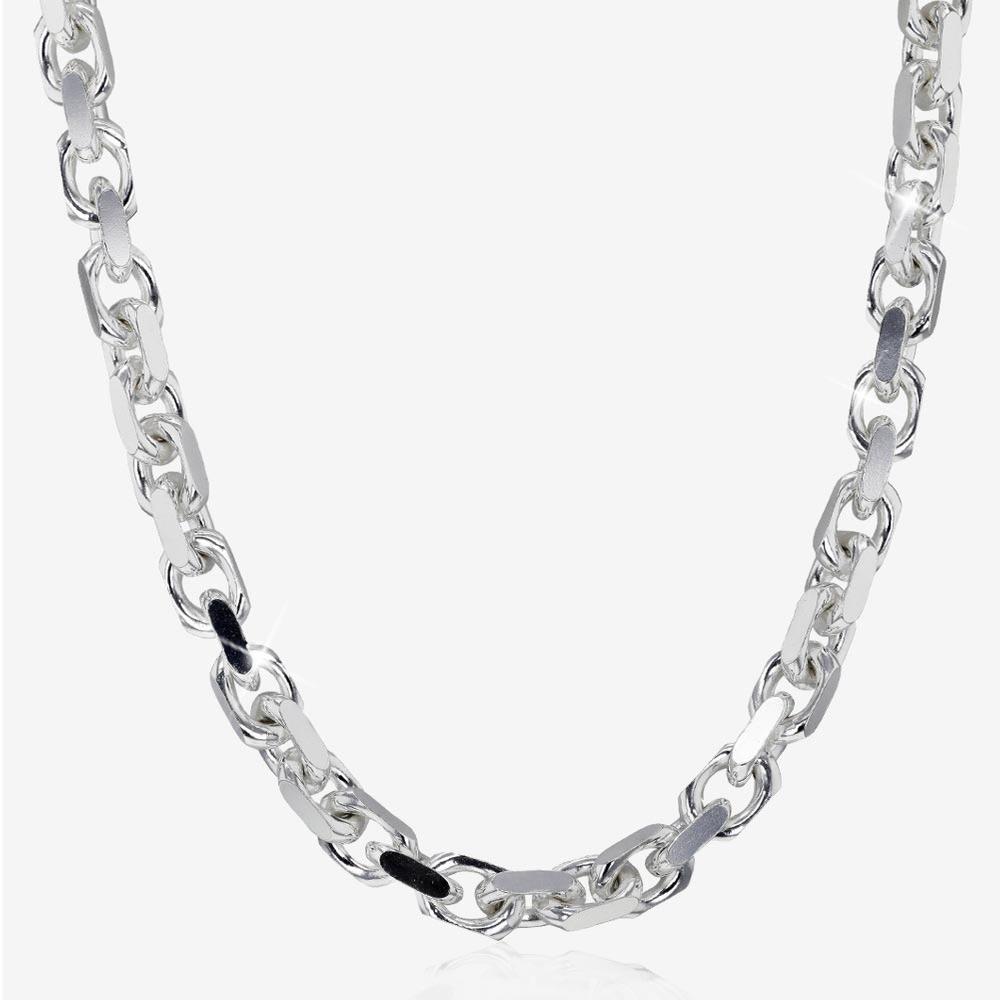 Mens Sterling Silver Solid 22 Belcher Chain at Warren James