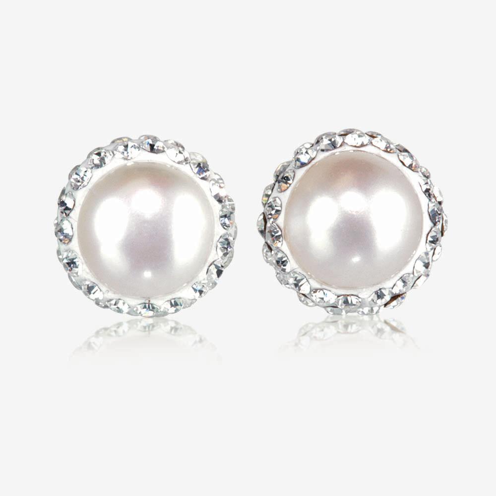Silver Cultured Freshwater Pearl Stud 