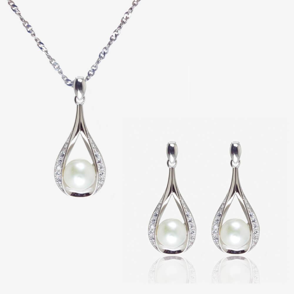 The Suzette Sterling Silver  Cultured Freshwater Pearl  