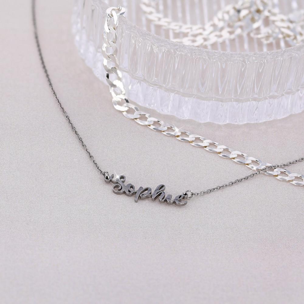 Warren james name on sale necklace