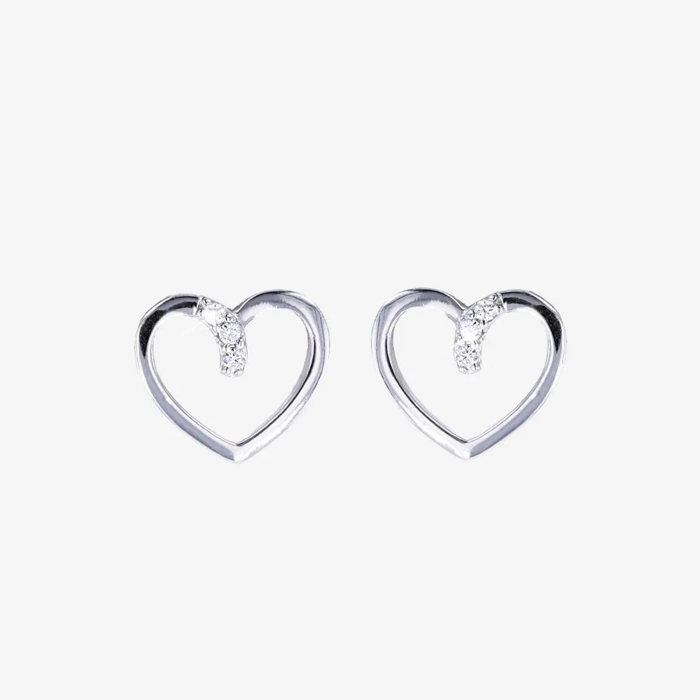 Warren james heart on sale earrings